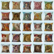 20pcs cushion covers art nouveau Alphonse Mucha modern decorative