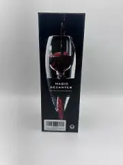 Magic Decanter Essential Wine Aerator with Stand and Filter, Acrylic Easy Pour