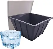 Cold Plunge Ice Mold, Cold Plunge Tub Large Ice Block Mold, Leak-Proof Bathing Accessory Non-Stick Big Tray with Lid for Picnic Drinks Cooling