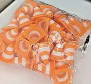 50 Mini Orange Traffic Cones Kids Toy Car Set Train Construction Miniature Play