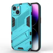 Slim Case For iPhone 14 Shockproof Dual-Layer Stand Cover - Blue
