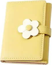 [NIYANGLE] Decorative Coin Purse for Compact Change Purse with Flower Pattern Lightweight and Portable Wallet for Home Office and Travel