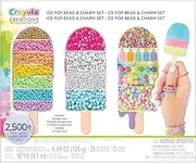 Crayola Creations Ice Pop Bead & Charm Set