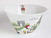 Peanuts Snoopy World Travel Multi Bowl Paris White 700ml