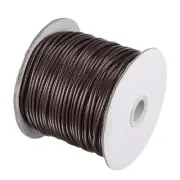 Beading Thread Bracelet Weave Craft Cord 2.5mm 78M/Roll, Dark Brown