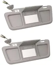HUVNEXA Side Sun Visor, for Mazda, RX-8 2004-2011 2PCS Car Front Left Sun Visor Panel with Makeup Mirror Replacement Interior Window Sunvisor Front Side Sun Visor Car Sun Visor