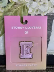 Stoney Clover Lane x Target Pink Letter “E” Sticker Patch NWT SEALED