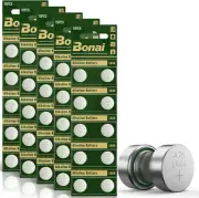 BONAI LR44 AG13 Batteries 1.5V Button Cell Battery 50 Count, A76 357/303 L1154F