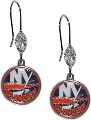 Siskiyou Sports NHL Crystal Dangle Earrings