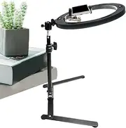Overhead Phone Mount, Adjustable Selfie Tripod, 16.25x78.03 Inches Compatible with Smartphones and Tablets, Light Phone Bracket for Vlogging Recording Cooking Live Streaming Photo