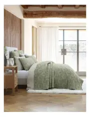 [Private Collection] Lilian Bedspread Coverlet in Moss
