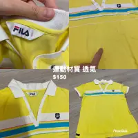 在飛比找蝦皮購物優惠-FILA 女童運動排汗上衣