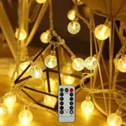 Bubble Globe String Lights USB Powered, 19.6 FT 40 LEDs 8 Modes Waterproof Hangi