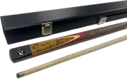 POWER PLAY Infinity Red Flame Pool Snooker Billiard ASH Cue and Case Set