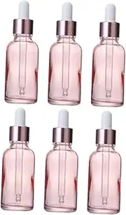 Diy Essential Oil Bottles Set 6 Pack 100ml Glass Dropper Bottles Dropper for Perfume Aromatherapy Travel Cosmetics