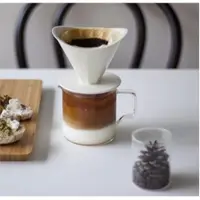 在飛比找ETMall東森購物網優惠-現貨免郵 Kinto OCT 陶瓷咖啡濾杯 分享壺咖啡濾網咖