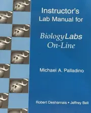 INSTRUCTOR'S LAB MANUAL FOR BIOLOGY LABS ON-LINE, PB, 2001 By Palladino *VG+*