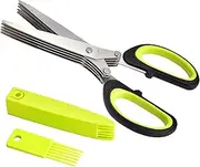 HerbbsScissors - Multi Blade HerbbsCutter, Professional HerbbsShears | Kitchen Scissors for Herbb Vegetables and Spices, Precision Cutting, Chopping Ideal for Home Cooking Garden Meal Prep