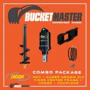 DIGGA AUGER COMBO PACKAGE - PD4 AUGER DRIVE+450Di AUGER +FIXED CENTRE FRAME - FO