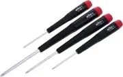 Wiha 26194 Screwdriver Set, Phillips With Precision Handles, 4 Piece Multi