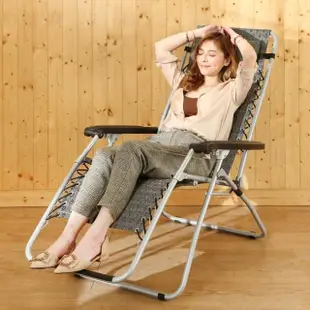【BuyJM】台灣製透氣無段式折疊躺椅/涼椅(休閒椅)