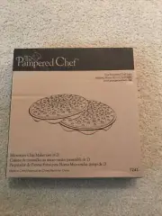 Pampered Chef Microwave Chip Maker - set of 2, NEW in box