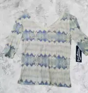 Freshman 1996 Women's Tie Dye Print Top size M Medium