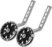 MUSISALY Replacement Training Wheel Led Light up for Toddlers Bike Auxiliary Wheel Children's Bike Stabilizer Safe Sturdy Black