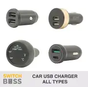 USB TYPE C CHARGERS ALL STYLES Car Dual 4x4 12v Cig Volt Cigarette Power Socket