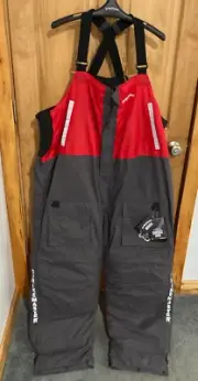 Strike Master Surface Mens Bibs SOS Floatation SSBCR-4XL Red/Gray New w/Tags
