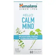 Himalaya, Hello Calm Mind, 60 Vegetarian Capsules