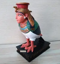 在飛比找Yahoo!奇摩拍賣優惠-點點蘑菇屋 歐洲精品古埃及人頭鳥身擺飾 Egypt 藝術品 