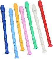 SAFIGLE Soprano Recorder Instrument 7pcs Kids Students German Style C Key Soprano Recorder 8 Holes with Cleaning Rods for Beginners