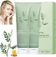 New WEST MONTH Purifying Exfoliating Gel, WEST MONTH Exfoliating Scrub, Moisturizing Cleanses Skin Give,Deep Cleansing Face and Body Exfoliating Scrub Gel for Various Skin Types(2pcs)