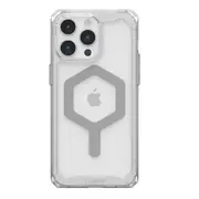 UAG Plyo MagSafe Apple iPhone 15 Pro Max (6.7') Case - Ice/Silver(114305114333),16ft. Drop Protection (4.8M), Raised Screen Surround, Air-Soft Corners