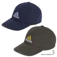 在飛比找Yahoo!奇摩拍賣優惠-Adidas 帽子 老帽 電繡 深藍/灰綠【運動世界】HT2