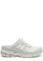 New Balance 200R Panelled Calf Hair Mule Sneakers - White - 5 (IT37.5 / UK4.5) 5 (IT37.5 / UK4.5)