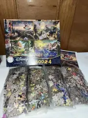 Ceaco Thomas Kinkade 4 in 1 Multi Pack Disney Jigsaw Puzzles 500 Piece 3 New