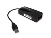 Fax Modem 56K On USB Port - 2 Outlet RJ11 - Chipset Conexant