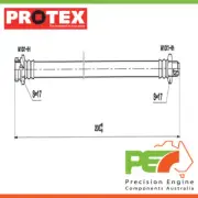 New *PROTEX* Hydraulic Hose - Front For MITSUBISHI CORDIA AC 2D L/B FWD.