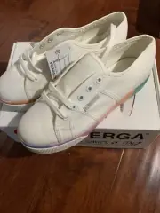 Superga Unisex 2790 COTMULTIFOX Rainbow Platform Sneaker M8/W9.5