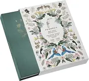 PRIMROSIA A5 Dot Grid Watercolour Journal Notebook – 160 Pages I 160gsm Premium Heavy Paper, No Bleed – Luxe Linen Hard Cover with Cute Toucan Slip Cover (Jungle Green)