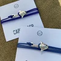 在飛比找蝦皮購物優惠-鯨鯊 銀 手鍊 多色 Cape Clasp 美國品牌 手環 