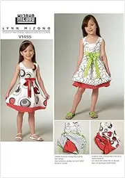[VOGUE PATTERNS] V1455 Children's/Girls' Dress, Size CL (6-7-8)