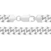 Girls Sterling Silver 7mm Cuban Curb Chain Necklace