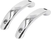 MUNEFE 2Pcs Boat Grab Handle, Stainless Steel Hand Rail, Boat Boarding Handle, Suitable for Vehicles, RVs and Other Applications