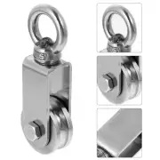 Snatch Block Crane Pulley Rope Cable Towing Wheel Single Sheave Pulley