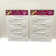 LorAnns Sweet Shoppe Happy Birthday Lollipop Mold Hard Candy Chocolate New Lot 2