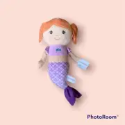 Cuddle & Co Russ Soft Baby Doll Purple Mika the Mermaid 17" Plush