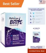Innovative Advanced Easy Tablet Retainer Cleaner - Mint Scent - 96 Count